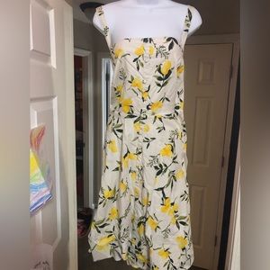 Torrid Retro Vintage Lemon print dress